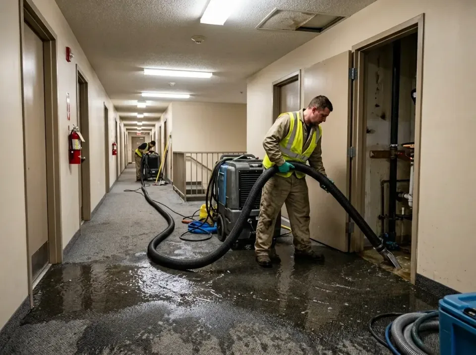 multi-unit-apartment-hallway-f-005 — frequently asked questions, Emergency Burst Pipe Water Extraction & Removal in Humble,…